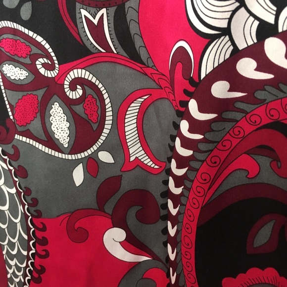 NWT 100% Silk Pink and Black High Waist Dress - Picture 12 of 13